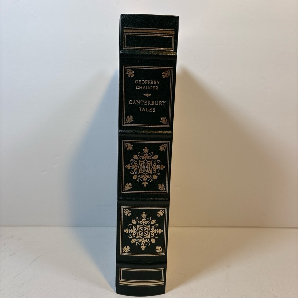 Canterbury Tales by G. Chaucer 1/4 Leather Franklin Library 1981 - Picture 4 of 10